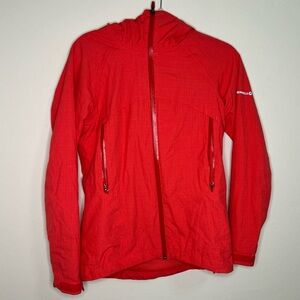 Merrell coral colored warm rain jacket